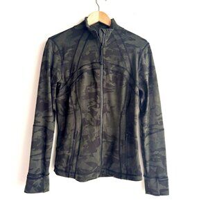 Lululemon Define Jacket Camo Dark Olive Green 10